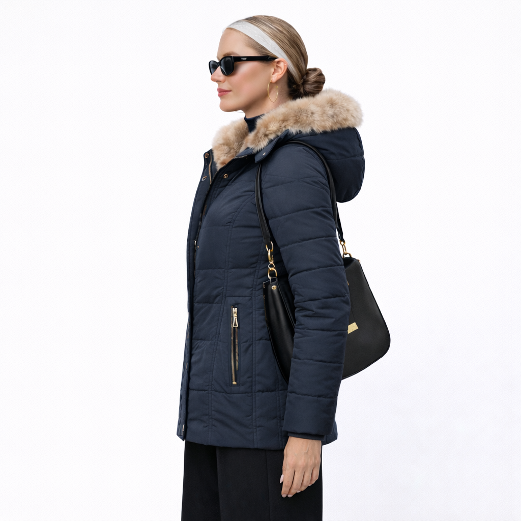 Tamara | Coat with soft lining de fur