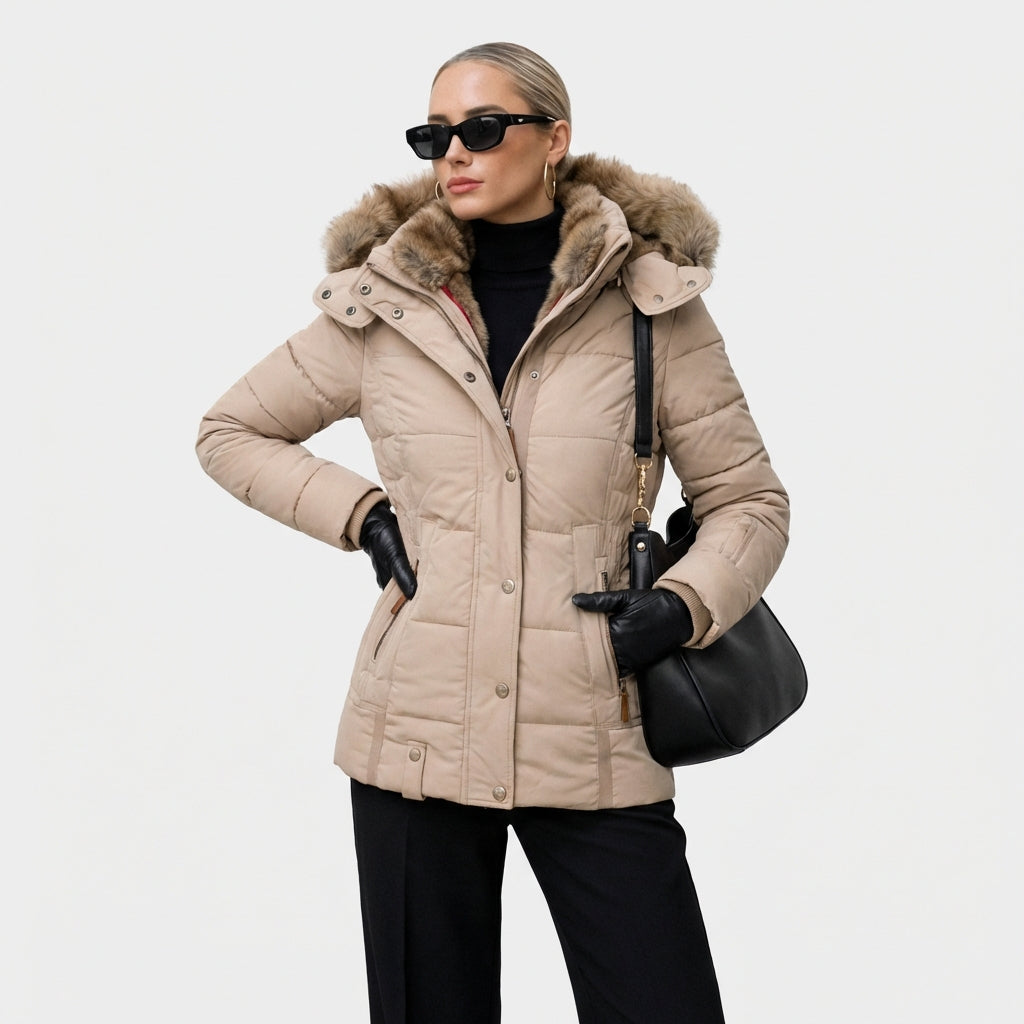Tamara | Coat with soft lining de fur